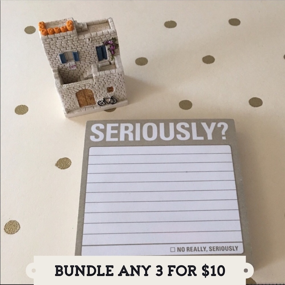 🆕 Seriously = No Really, Seriously? Stickies